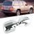 Toyota Land Cruiser 100, Lexus LX470 (98-08) хром накладки боковых зеркал со светодиодными поворотниками, комплект 2 шт.